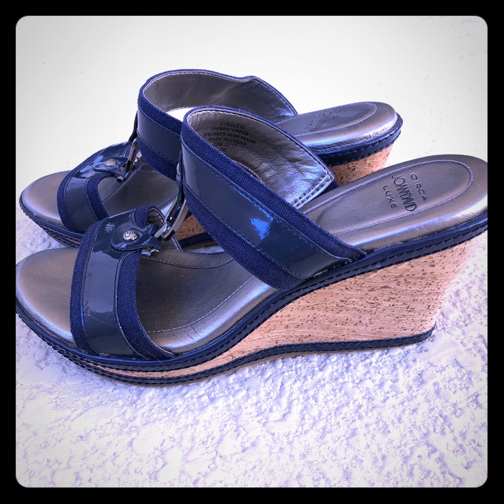Joan & David Circa Luxe Wedge Sandal